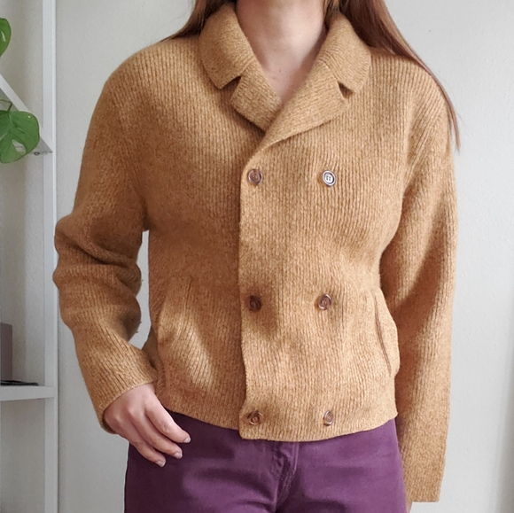 Vintage Wool Sweater Cardigan - Picture 2 of 10